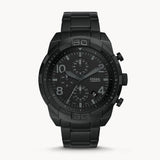  Shop Authentic Fossil Bronson Chronograph Black Dial Black Steel Strap Watch for Men - FS5712 - Luxxuri