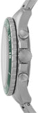  Shop Authentic Fossil FB-03 Chronograph Green Dial Silver Steel Strap Watch for Men - FS5726 - Luxxuri