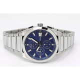  Shop Authentic Fossil Everett Chronograph Blue Dial Silver Steel Strap Watch for Men - FS5795 - Luxxuri