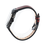  Shop Authentic Fossil Everett Chronograph Black Dial Brown Leather Strap Watch for Men - FS5798 - Luxxuri