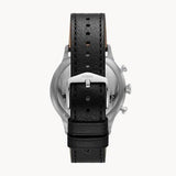  Shop Authentic Fossil Retro Pilot Chronograph Black Dial Black Leather Strap Watch for Men - FS5806 - Luxxuri