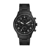  Shop Authentic Fossil Pilot Chronograph Black Dial Black Steel Strap Watch for Men - FS5811 - Luxxuri