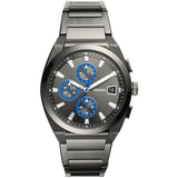  Shop Authentic Fossil Everett Chronograph Grey Dial Grey Steel Strap Watch for Men - FS5830 - Luxxuri
