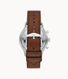 Shop Authentic Fossil Retro Pilot Chronograph Blue Dial Brown Leather Strap Watch for Men - FS5832 - Luxxuri
