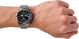  Shop Authentic Fossil Bronson Chronograph Black Dial Grey Steel Strap Watch for Men - FS5852 - Luxxuri