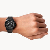  Shop Authentic Fossil Bronson Chronograph Black Dial Black Steel Strap Watch for Men - FS5853 - Luxxuri