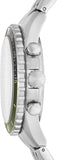  Shop Authentic Fossil FB-01 Chronograph Black Dial Silver Steel Strap Watch for Men - FS5864 - Luxxuri