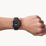  Shop Authentic Fossil Retro Analog-Digital Black Dial Grey Steel Strap Watch for Men - FS5892 - Luxxuri