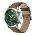  Shop Authentic Fossil Neutra Chronograph Green Dial Brown Leather Strap Watch for Men - FS5735 - Luxxuri