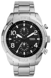  Shop Authentic Fossil Bronson Chronograph Black Dial Silver Steel Strap Watch for Men - FS5710 - Luxxuri