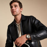  Shop Authentic Fossil Sport Tourer Chronograph White Dial Brown Leather Strap Watch for Men - FS6042 - Luxxuri