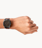  Shop Authentic Hugo Boss Grand Prix Black Dial Black Leather Strap Watch for Men - 1513474 - Luxxuri