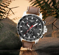  Shop Authentic Tissot Supersport Chrono Black Dial Brown Leather Strap Watch for Men - T125.617.16.051.01 - Luxxuri
