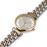  Shop Authentic Emporio Armani Gianni T Bar White Dial Two Tone Steel Strap Watch For Women - AR8031 - Luxxuri