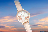  Shop Authentic Fossil Jacqueline Three Hand Mother of Pearl Dial Pink Leather Strap Watch for Women - ES4671 - Luxxuri
