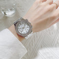  Shop Authentic Guess Starlight Multifunction Diamonds White Dial White Rubber Strap Watch for Women - W0846L8 - Luxxuri