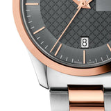  Shop Authentic Gucci G Timeless Grey Dial Two Tone Steel Strap Watch For Women - YA126527 - Luxxuri