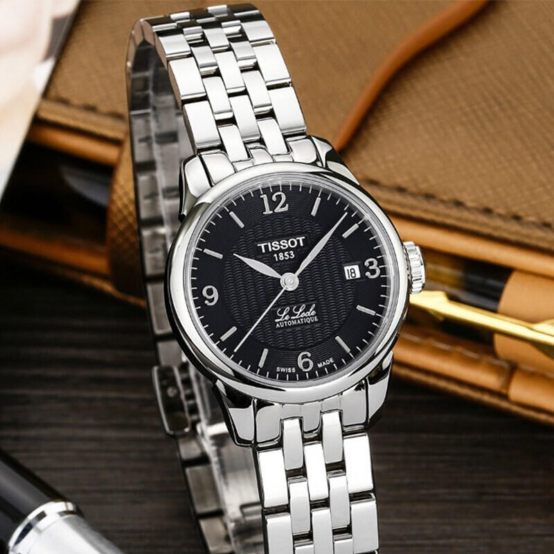  Shop Authentic Tissot Le Locle Small Automatic Black Dial Silver Steel Strap Watch For Women - T41.1.183.54 - Luxxuri