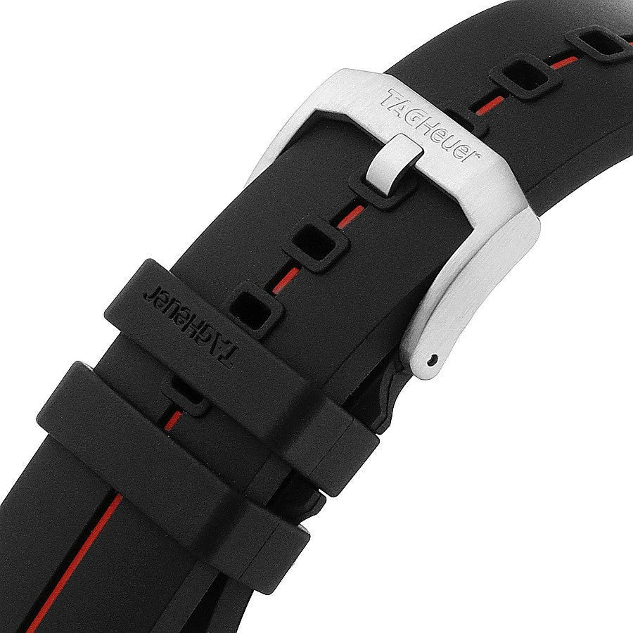  Shop Authentic Tag Heuer Formula 1 Manchester United Limited Edition Black Dial Black & Red Rubber Strap Watch for Men - CAZ101J.FT8027 - Luxxuri