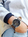  Shop Authentic Fossil Coachman Chronograph Black Dial Brown Leather Strap Watch for Men - CH2891 - Luxxuri