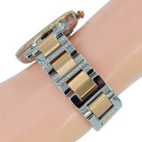  Shop Authentic Fossil Carlie Silver Dial Two Tone Steel Strap Watch for Women - ES4342 - Luxxuri