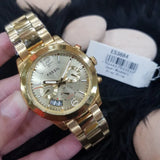  Shop Authentic Fossil Boyfriend Gold Dial Gold Steel Strap Watch for Women - ES3884 - Luxxuri