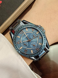  Shop Authentic Fossil Riley Quartz Blue Dial Blue Steel Strap Watch for Women - ES4294 - Luxxuri