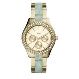  Shop Authentic Fossil Stella Multifunction Gold Dial Two Tone Steel Strap Watch for Women - ES4757 - Luxxuri