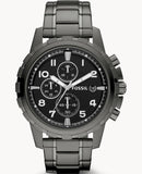  Shop Authentic Fossil Dean Chronograph Black Dial Black Steel Strap Watch for Men - FS4721 - Luxxuri