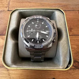  Shop Authentic Fossil Bronson Chronograph Black Dial Grey Steel Strap Watch for Men - FS5852 - Luxxuri