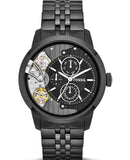  Shop Authentic Fossil Townsman Mechanical Black Dial Black Steel Strap Watch for Men -  ME1136 - Luxxuri