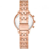  Shop Authentic Fossil Neutra Chronograph Mother of Pearl Brown Dial Rose Gold Steel Strap Watch for Women - ES5218 - Luxxuri