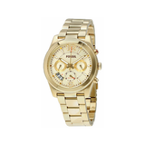  Shop Authentic Fossil Boyfriend Gold Dial Gold Steel Strap Watch for Women - ES3884 - Luxxuri
