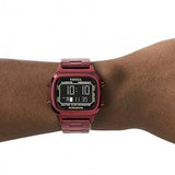  Shop Authentic Fossil Retro Analog-Digital Black Dial Red Steel Strap Watch for Men - FS5897 - Luxxuri