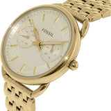  Shop Authentic Fossil Tailor Gold Dial Gold Steel Strap Watch for Women - ES3714 - Luxxuri