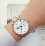  Shop Authentic Fossil Tailor White Dial Two Tone Steel Strap Watch for Women - ES4396 - Luxxuri