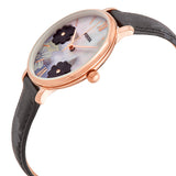  Shop Authentic Fossil Jacqueline Mother of Pearl Dial Black Leather Strap Watch for Women - ES4535 - Luxxuri