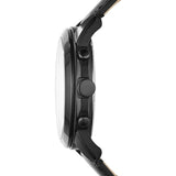  Shop Authentic Fossil Grant Chronograph Black Dial Black Leather Strap Watch for Men - FS5132 - Luxxuri