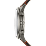  Shop Authentic Fossil Townsman Chronograph Gray Dial Brown Leather Strap Watch for Men - FS5522 - Luxxuri