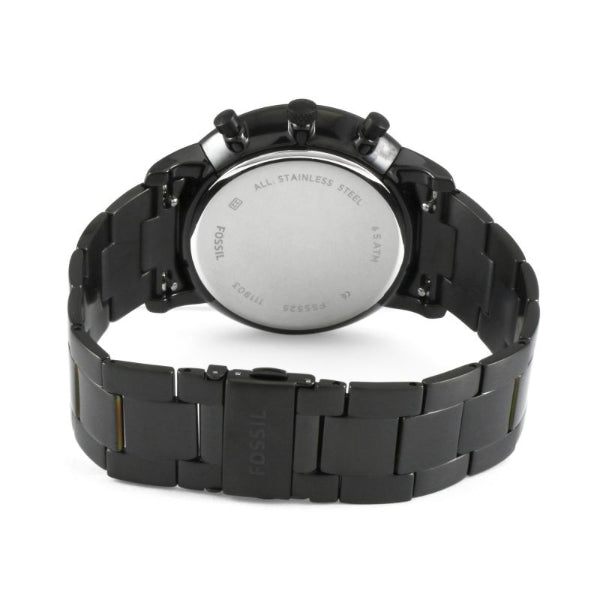  Shop Authentic Fossil Neutra Chronograph Black Dial Black Steel Strap Watch for Men - FS5525 - Luxxuri
