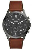  Shop Authentic Fossil Forrester Chronograph Grey Dial Brown Leather Strap Watch for Men - FS5815 - Luxxuri