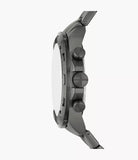  Shop Authentic Fossil Bronson Chronograph Black Dial Grey Steel Strap Watch for Men - FS5852 - Luxxuri