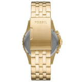  Shop Authentic Fossil FB-01 Chronograph Black Dial Gold Steel Strap Watch for Men - FS5836 - Luxxuri