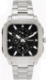  Shop Authentic Fossil Inscription Multifunction Black Dial Silver Steel Strap Watch for Men - BQ2655 - Luxxuri