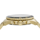  Shop Authentic Fossil FB-03 Chronograph Black Dial Gold Steel Strap Watch for Men - FS5727 - Luxxuri