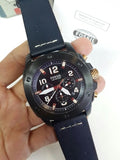  Shop Authentic Fossil Modern Machine Chronograph Black Dial Blue Leather Strap Watch for Men - FS5066 - Luxxuri
