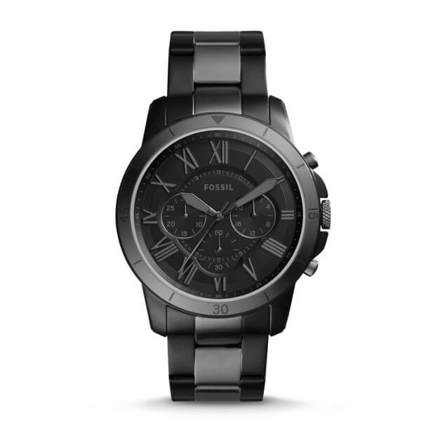  Shop Authentic Fossil Grant Chronograph Black Dial Two Tone Steel Strap Watch for Men - FS5269 - Luxxuri