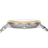  Shop Authentic Fossil Jacqueline Analog Moonphase Mother of Pearl White Dial Two Tone Steel Strap Watch for Women - ES5166 - Luxxuri