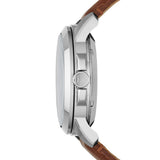  Shop Authentic Fossil Grant Twist Multi-Function White Dial Brown Leather Strap Watch for Men - ME1144 - Luxxuri