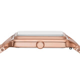  Shop Authentic Fossil Raquel Three Hand Date Brown Dial Rose Gold Steel Strap Watch For Women - ES5323 - Luxxuri